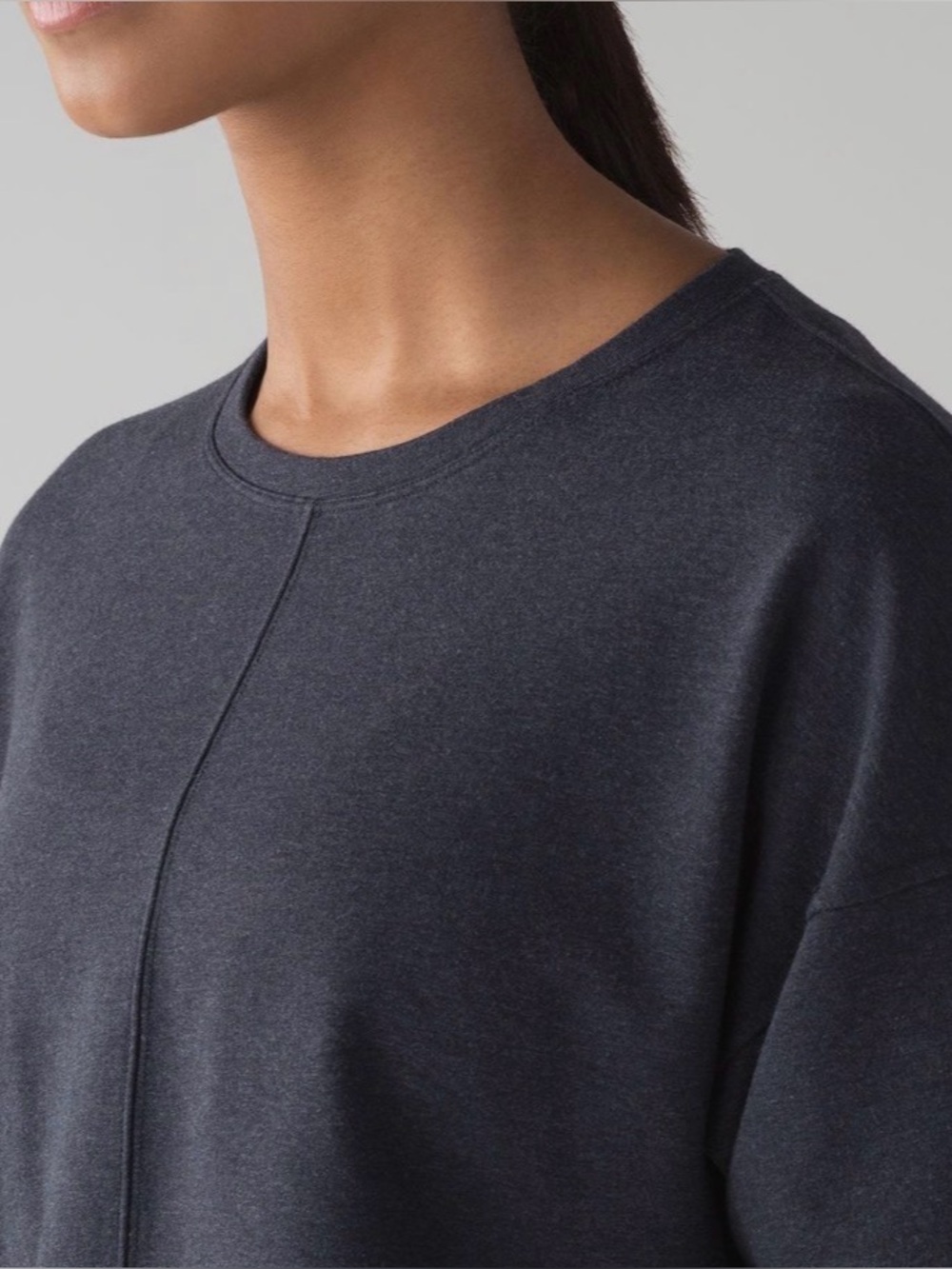 Lululemon Cut Above Tee
Heathered Naval Blue sz 10